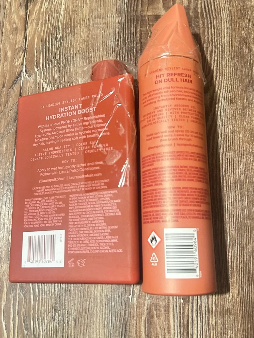 Laura Polko Ultimate Moisture Shampoo 13.5oz & Dry Shampoo 5.1 oz w/ ProHydra